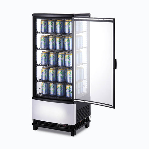 Bromic Countertop Fridge – 98L – 1 Door – Curved Glass - CT0100G4BC-NR